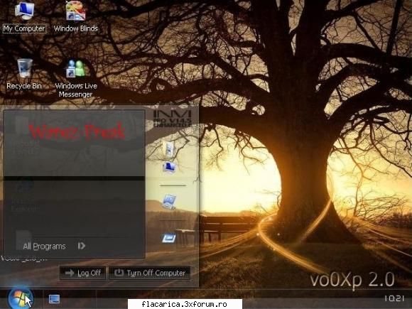 windows vo0xp v2.0 vista look vo0xp 2.0 auto media player explorer 7.windows live messenger 9.the