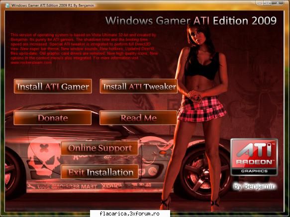 [rs, windows gamer ati edition 2009 removed inbox sidebar and gadgets# drivers #display driven