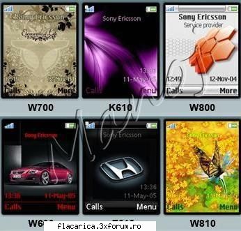 78 Theme for Sony Ericsson - elem3nt - MOBILE ZONE FREE DOWNLOAD