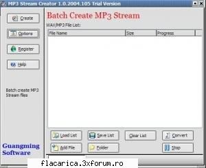 Guangming MP3 Stream Creator 2.0 - Guangming MP3 Stream Creator 2.0 | 2.5MB Have you - New Softwarez