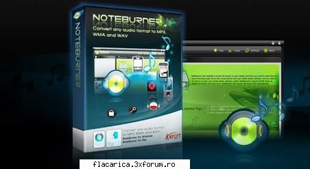 NoteBurner v2.26 - NoteBurner v2.26 | 3.36Mb It uses a virtual CD - New Softwarez