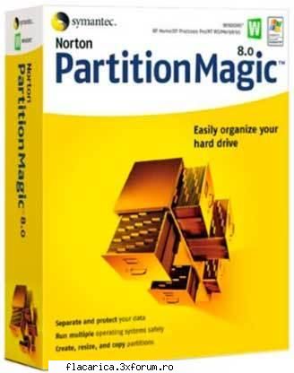 Partition Magic 8.0 Full! - Key Technologies * Partitions hard drive * - New Softwarez
