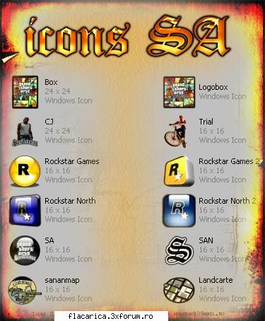 San Andreas Icons - elem3nt - OTHER TOOLS