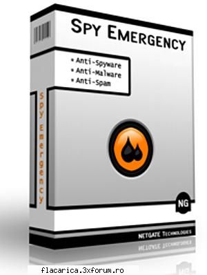 Spy Emergency 2009 Build - Anti-spyware software that fast and secure - New Softwarez