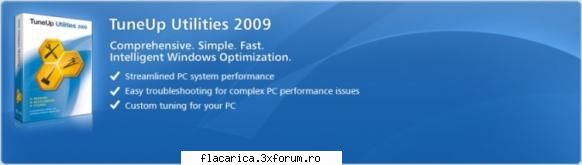 Tune Up Utilities 2009 + Serial [Fully Updatable] - Intelligently detects your system�s - New Softwarez